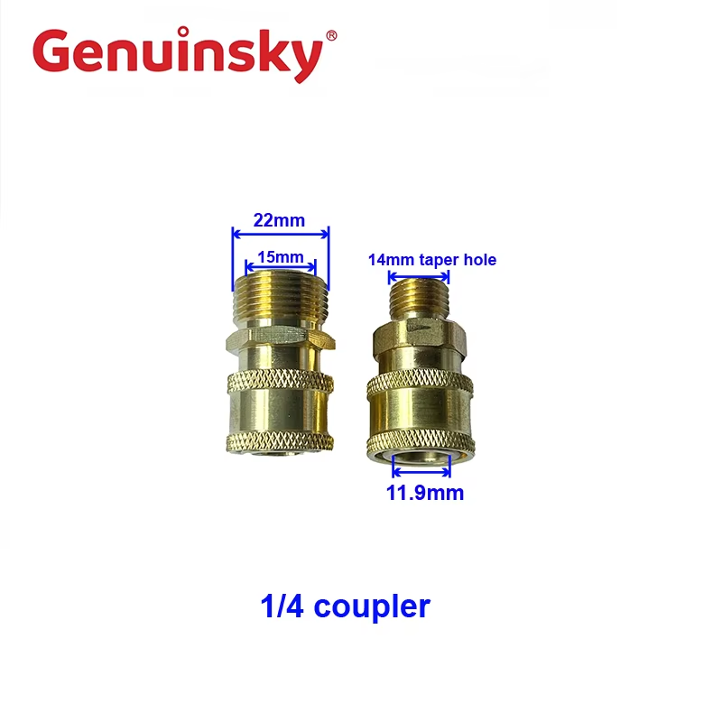 Dua spesifikasi 1/4 coupler Dua spesifikasi 1/4 coupler