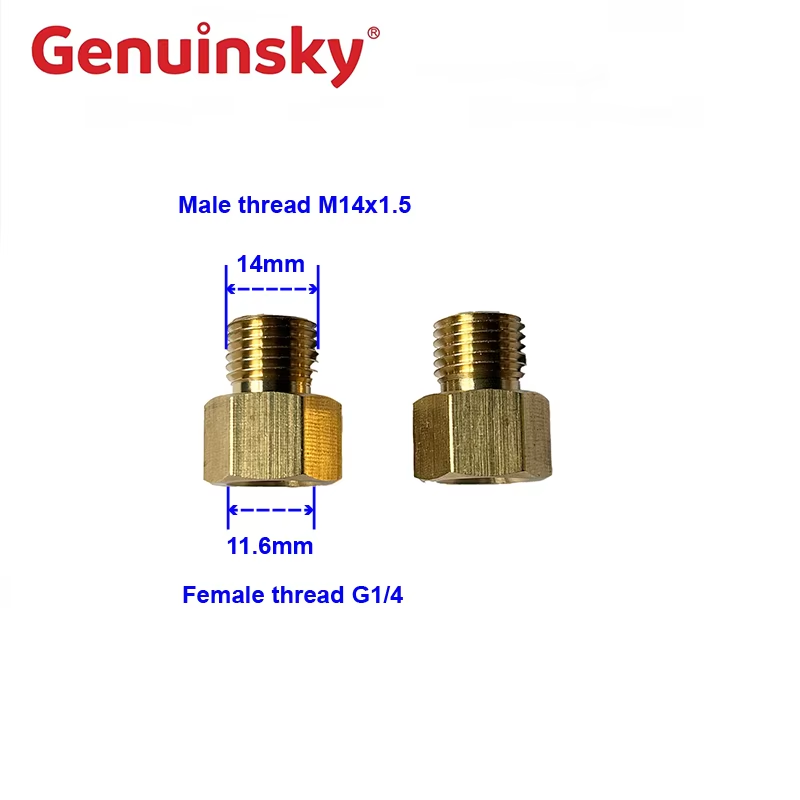Kenapa tembaga G1/4 wanita ke M14 penyesuai lelaki teras kerja penghantaran?