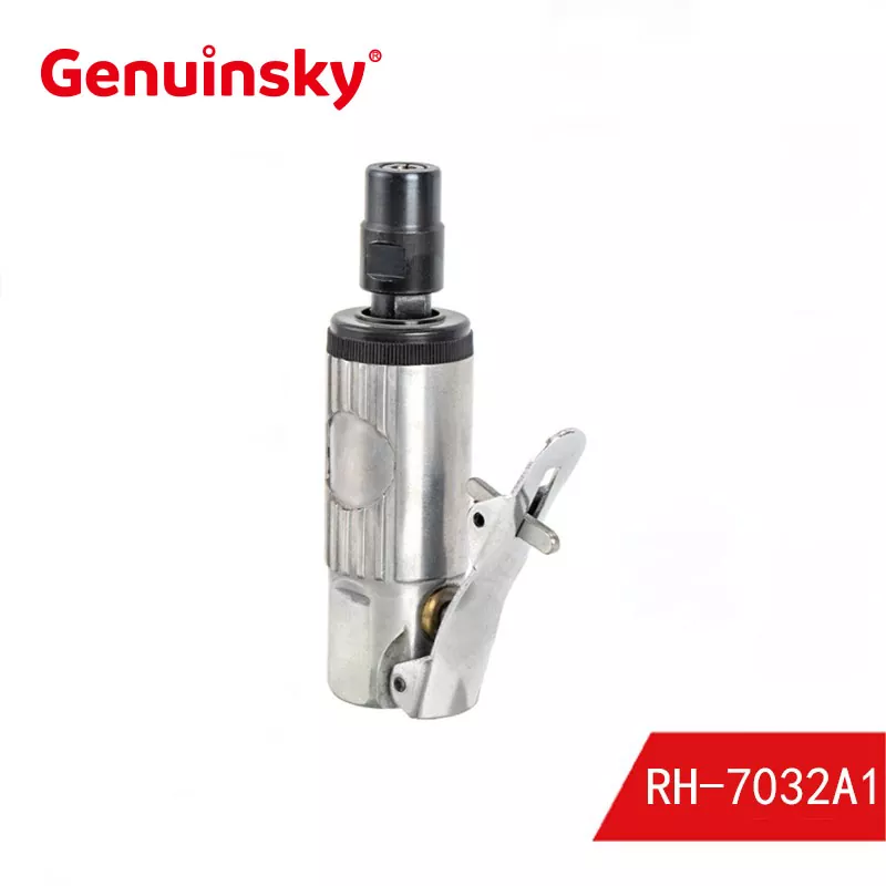 Air Die Grinder badan kecil dengan ekzos depan