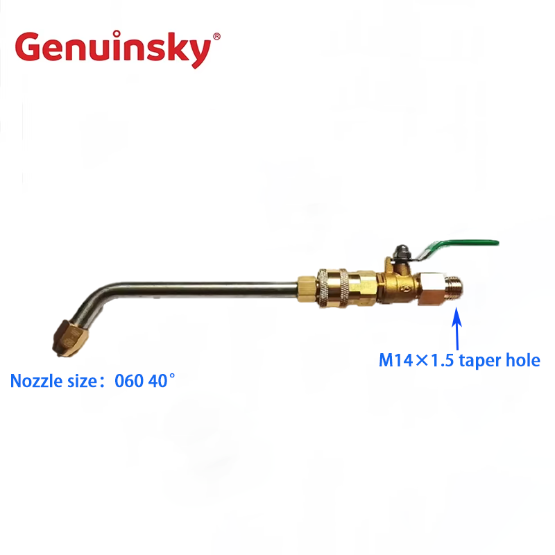 Membongkok muncung dengan injap 1/4 inci Membongkok muncung dengan injap 1/4 inci