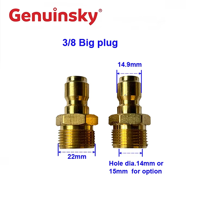 Tembaga 3/8 inci palam besar m22 Tembaga 3/8 inci palam besar m22