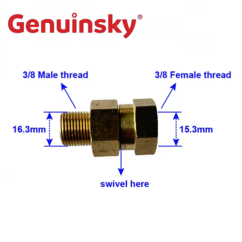 Penyambung Penyambung Swivel Brass