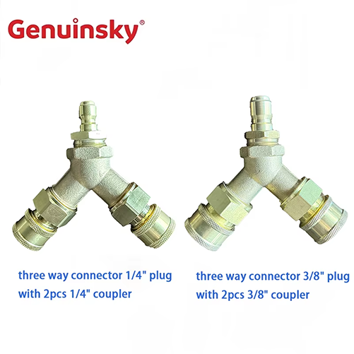 Penyambung Tiga Tembaga Tiga Penuh Penyambung Tiga Tembaga Tiga Penuh