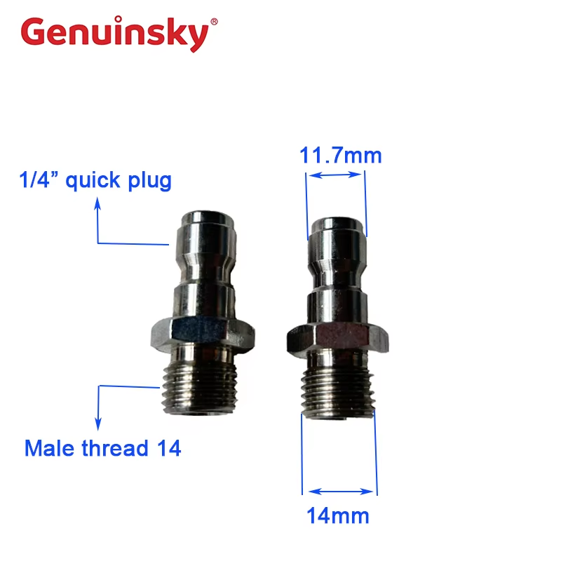 Palam pelepasan cepat keluli tahan karat 1/4 inci Palam pelepasan cepat keluli tahan karat 1/4 inci